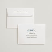 "Meander" - Wedding Invitations in Lilac by Angela Marzuki - FREE Recipient Addressing