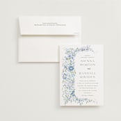 "Meander" - Wedding Invitations in Lilac by Angela Marzuki - Invitation with Envelope