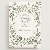 "Carolina" - Wedding Invitations in Meadow by Melanie Kosuge - Front