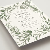 "Carolina" - Wedding Invitations in Meadow by Melanie Kosuge - Detail