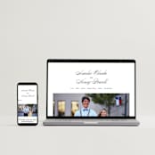 "Hepburn" - Wedding Invitations in Tuxedo by Megan Davis - FREE Wedding Website