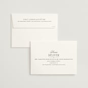 "Hepburn" - Wedding Invitations in Tuxedo by Megan Davis - FREE Recipient Addressing