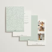 "Fairy Forest" - Wedding Invitations in Sage by Kristen Knechtel - Back of Card Options
