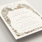 "Disney's Mickey Mouse Tropical Frame" - Wedding Invitations in Earth by Shiny Penny Studio - Detail