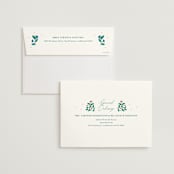 "Le Jardin" - Wedding Invitations in Petal by Elly - FREE Recipient Addressing