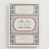 "Vase" - Wedding Invitations in Neptune by Kelly Watkins - Front