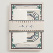 "Vase" - Wedding Invitations in Neptune by Kelly Watkins - Assembled with Belly Band