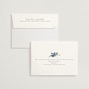 "Irises" - Wedding Invitations in Natural by Everett Paper Goods - FREE Recipient Addressing