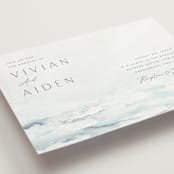 "At Sea" - Wedding Invitations in Sky by Nicoletta Savod - Detail