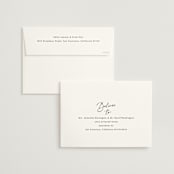 "Belle Romance" - Wedding Invitations in Onyx by Katherine Moynagh - FREE Recipient Addressing