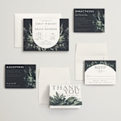 "Vintage Botanicals" - Wedding Invitations in Sage by GeekInk Design - Invitation Suite