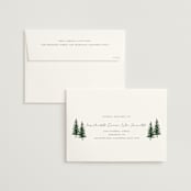 "The Forest" - Wedding Invitations in Jade by Elly - FREE Recipient Addressing