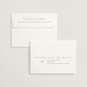 "Passport" - Wedding Invitations in Seafoam by Sarah Curry - FREE Recipient Addressing