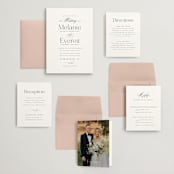 "Pearl" - Wedding Invitations in Chantilly by Jessica Williams - Invitation Suite