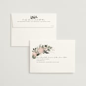 "Ivory Ring" - Wedding Invitations in Blush by Susan Moyal - FREE Recipient Addressing