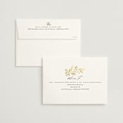 "mimosa" - Wedding Invitations in Dandelion by Everett Paper Goods - FREE Recipient Addressing