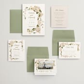 "Felicity" - Wedding Invitations in Pearl by Leah Bisch - Invitation Suite