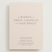 "Fero" - Wedding Invitations in Blush by Pati Cascino - Front
