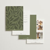 "Fero" - Wedding Invitations in Blush by Pati Cascino - Back of Card Options