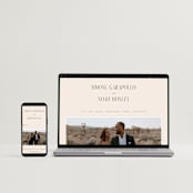 "Fero" - Wedding Invitations in Blush by Pati Cascino - FREE Wedding Website