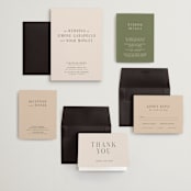 "Fero" - Wedding Invitations in Blush by Pati Cascino - Invitation Suite