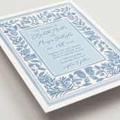 "Porcelain Floral" - Wedding Invitations in Porcelain by Elly - Detail