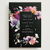 "Beauties" - Wedding Invitations in Noir by Lori Wemple - Front