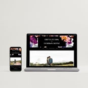"Beauties" - Wedding Invitations in Noir by Lori Wemple - FREE Wedding Website