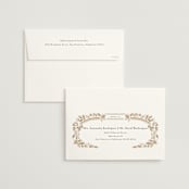 "charmed" - Wedding Invitations in Honey by Jen Owens - FREE Recipient Addressing