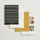 "Eloquence" - Wedding Invitations in Vanilla by Kimberly FitzSimons - Back of Card Options
