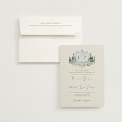 "Miniature Mountainscape" - Wedding Invitations in Summer by Petra Kern - Invitation with Envelope