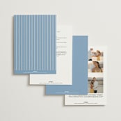 "Flora Arch" - Wedding Invitations in Cerulean by Baumbirdy - Back of Card Options