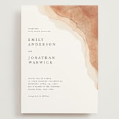 "Watercolor dune" - Wedding Invitations in Desert by Yuliya Evseeva - Front