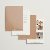 "Watercolor dune" - Wedding Invitations in Desert by Yuliya Evseeva - Back of Card Options