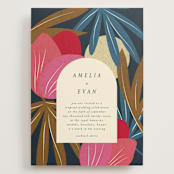 "Tropical Sonata" - Wedding Invitations in Hawaii by Ani Somi - Front