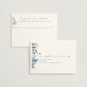 "Wildflower Wreath" - Wedding Invitations in Sky by Grace Kreinbrink - FREE Recipient Addressing