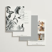 "la noce" - Wedding Invitations in Ink by Design Lotus - Back of Card Options