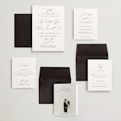 "la noce" - Wedding Invitations in Ink by Design Lotus - Invitation Suite