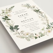 "Lilac Bloom" - Wedding Invitations in Opal by Susan Moyal - Detail