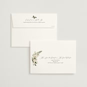 "Lilac Bloom" - Wedding Invitations in Opal by Susan Moyal - FREE Recipient Addressing