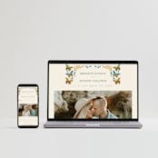 "Flutter" - Wedding Invitations in Sunset by Jen Owens - FREE Wedding Website