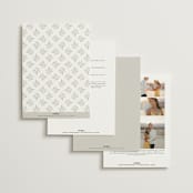 "Litterateur" - Wedding Invitations in Natural by Karen Glenn - Back of Card Options
