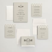"Litterateur" - Wedding Invitations in Natural by Karen Glenn - Invitation Suite