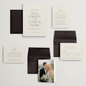 "Unity" - Wedding Invitations in Porcelain by Jennifer Postorino - Invitation Suite