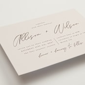 "Love Note" - Wedding Invitations in Ecru by AK Graphics - Detail