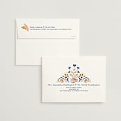 "modern folk" - Wedding Invitations in Blush by GeekInk Design - FREE Recipient Addressing