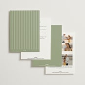 "Greenwood" - Wedding Invitations in Garden by Kelly Schmidt - Back of Card Options
