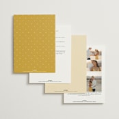 "Ink scribble" - Wedding Invitations in Honey by Adelyn T. - Back of Card Options