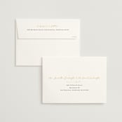 "Ink scribble" - Wedding Invitations in Honey by Adelyn T. - FREE Recipient Addressing