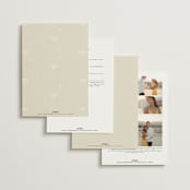 "Sense and Sensibility" - Wedding Invitations in Cloud by Design Lotus - Back of Card Options